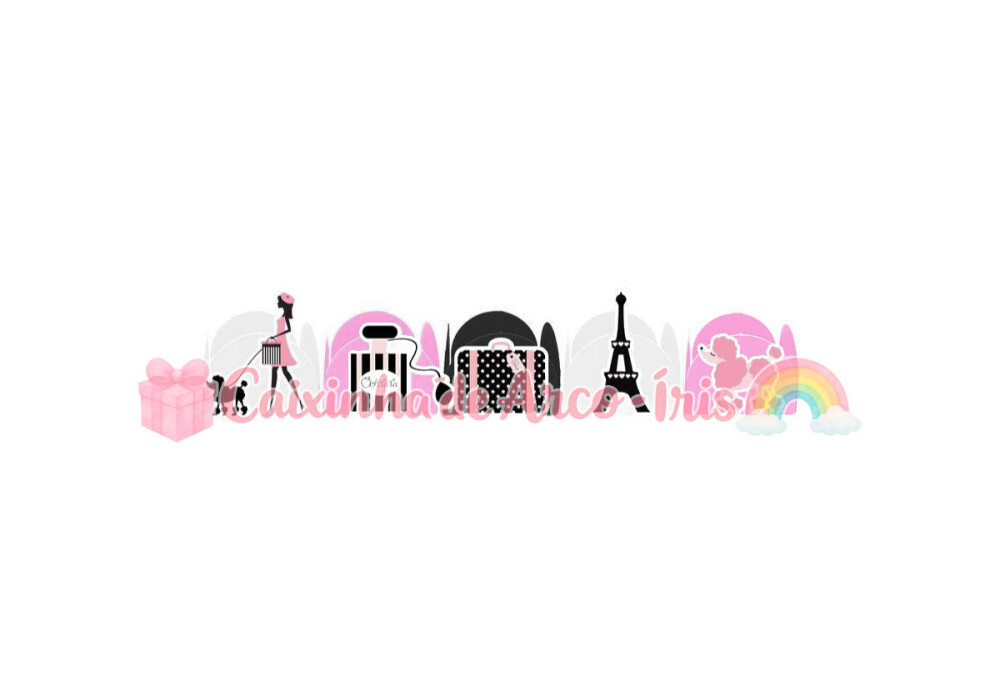 100 Forminhas / Toppers: Paris