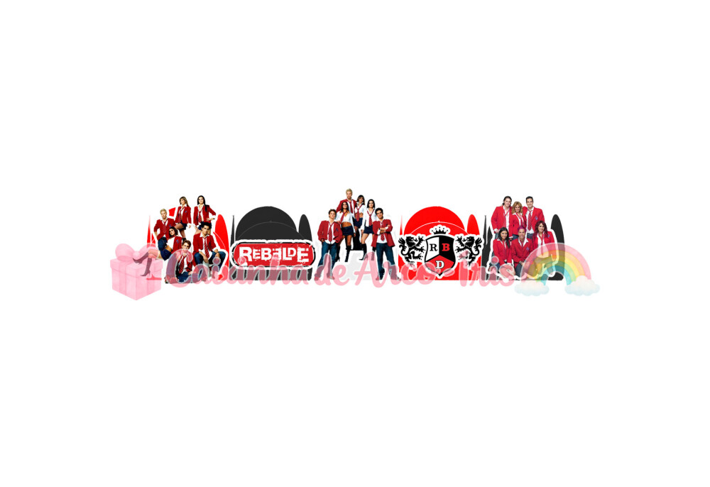 100 Forminhas / Toppers: RBD