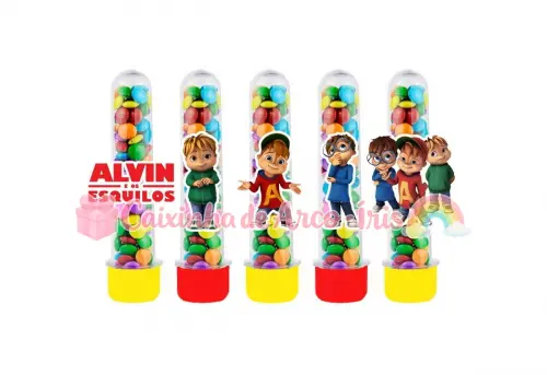 Apliques para Tubetes: Alvin e os Esquilos