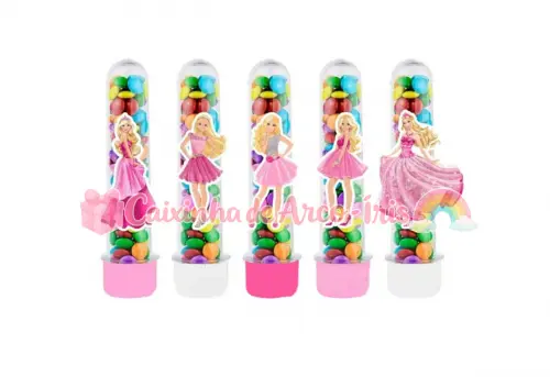 Apliques para Tubetes: Barbie
