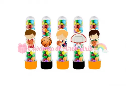 Apliques para Tubetes: Basquete