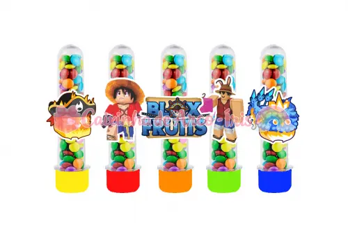 Apliques para Tubetes: Blox Fruits