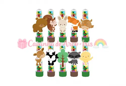 Apliques para Tubetes: Bosque