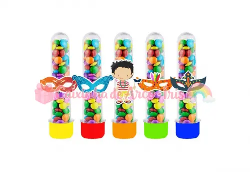 Apliques para Tubetes: Carnaval Menino
