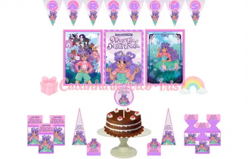 Kit Festa - Diário de Uma Princesa Desastrada