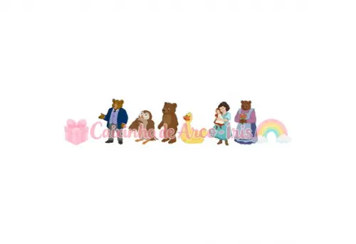 100 Mini Apliques 3,5cm: o Pequeno Urso