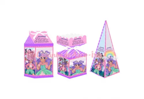 Caixa Milk / Meia Bala / Pirâmide Diário Princesa Desastrada