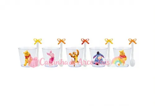 Copinhos com Colherzinhas: Ursinho Pooh