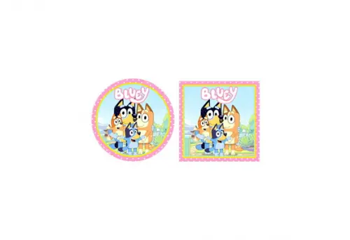 Adesivo 5x5cm - Bluey Menina