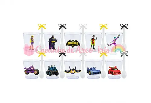 Copinhos com Colherzinhas: Batwheels
