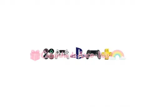 100 Mini Apliques 3,5cm: Playstation