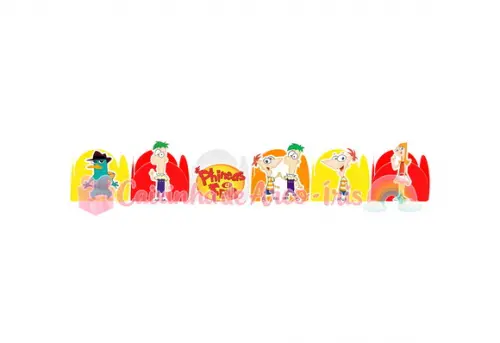 100 Forminhas / Toppers: Phineas e Ferb