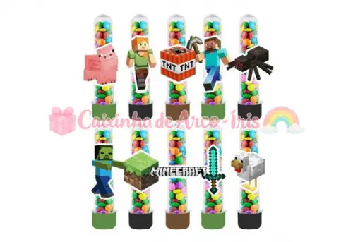 Apliques para Tubetes: Minecraft