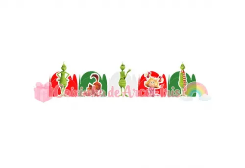 100 Forminhas / Toppers: o Grinch