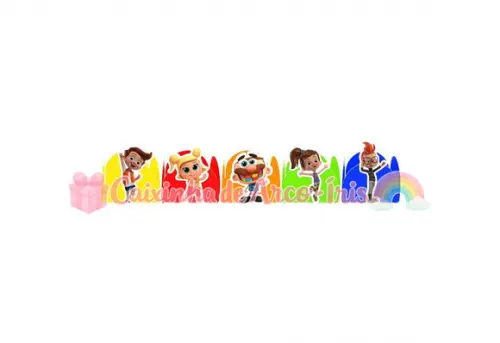 100 Forminhas / Toppers: Totoy Kids José Comilão