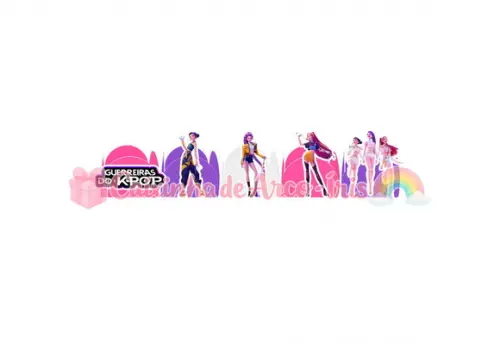 100 Forminhas / Toppers: Guerreiras do K-pop
