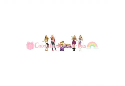 100 Mini Apliques 3,5cm: Hannah Montana