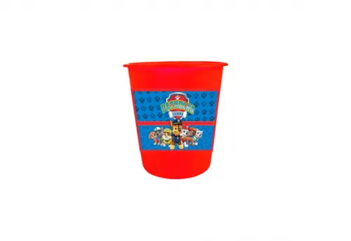 10 Baldes de Pipoca Vermelho - Patrulha Canina