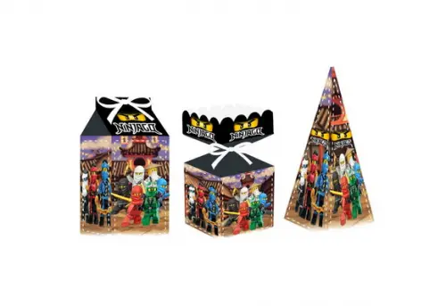 Caixa Milk / Meia Bala / Pirâmide - Ninjago