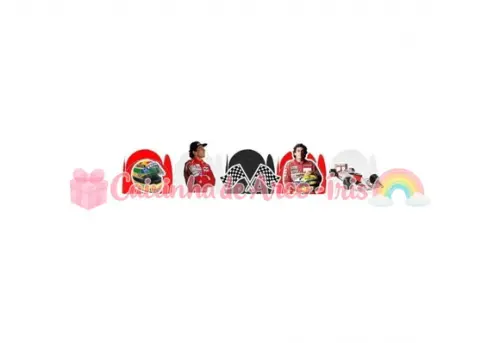 100 Forminhas / Toppers: Ayrton Senna