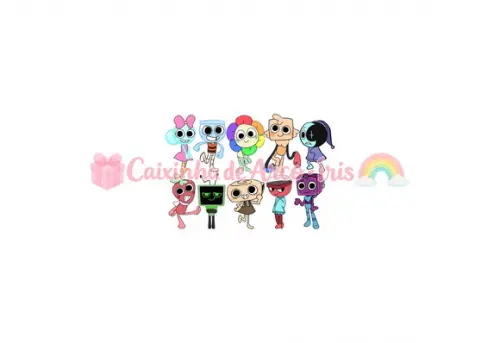 100 Mini Apliques 3,5cm: Dandy's World