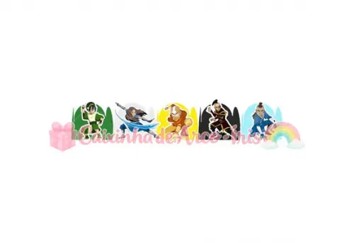 100 Forminhas / Toppers: Avatar a Lenda de Aang