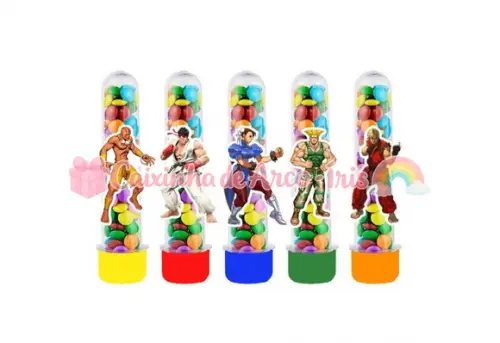 Apliques para Tubetes: Street Fighter