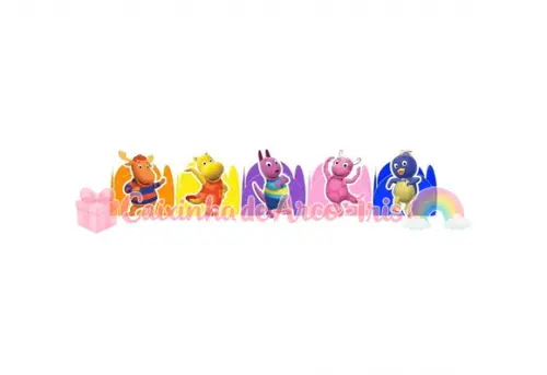 100 Forminhas / Toppers: Backyardigans