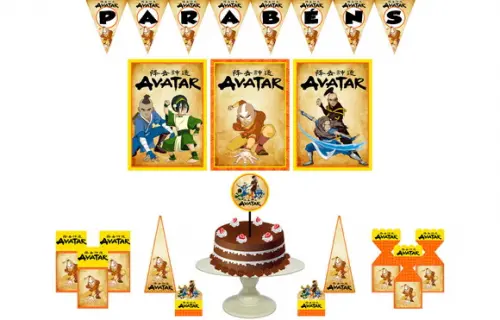 Kit Festa - Avatar a Lenda de Aang