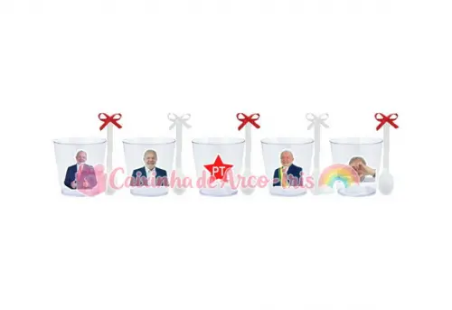 Copinhos com Colherzinhas: Presidente Lula Pt