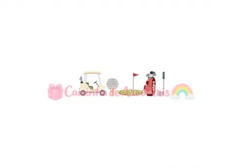 100 Mini Apliques 3,5cm: Golfe