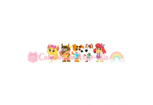 100 Mini Apliques 3,5cm: Caninópolis