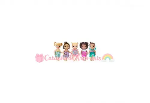 100 Mini Apliques 3,5cm: Baby Alive