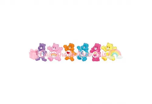 100 Mini Apliques 3,5cm: Ursinhos Carinhosos