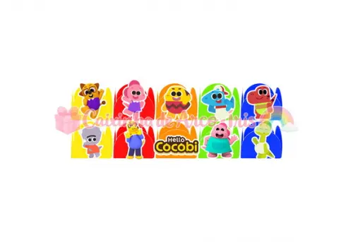 100 Forminhas / Toppers: Cocobi