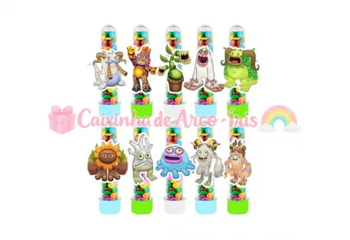 Apliques para Tubetes: My Singing Monsters
