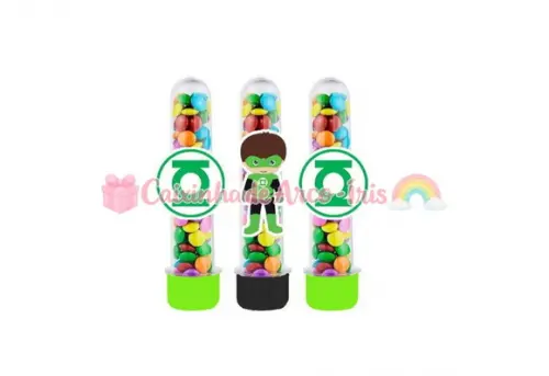 Apliques para Tubetes: Lanterna Verde Cute