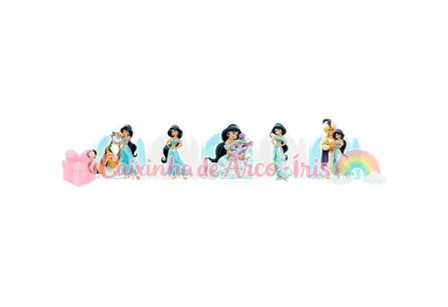 100 Forminhas / Toppers: Jasmine