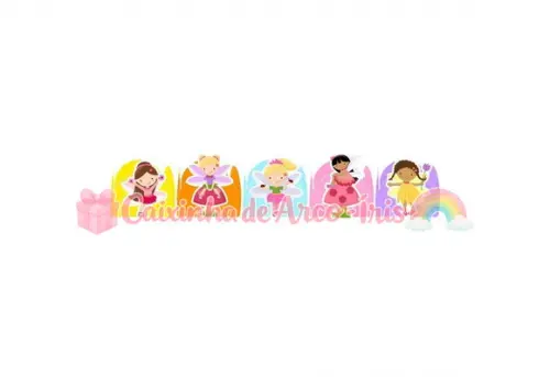 100 Forminhas / Toppers: Fadas