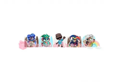 100 Forminhas / Toppers: Sackboy Uma Grande Aventura