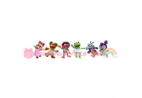 100 Mini Apliques 3,5cm: Muppet Babies