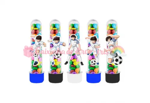 Tubetes com Apliques 3d: Captain Tsubasa