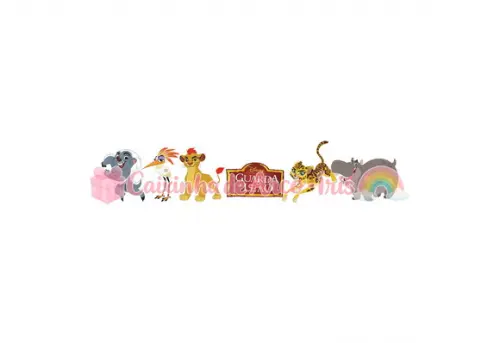 100 Mini Apliques 3,5cm: Guarda do Leão