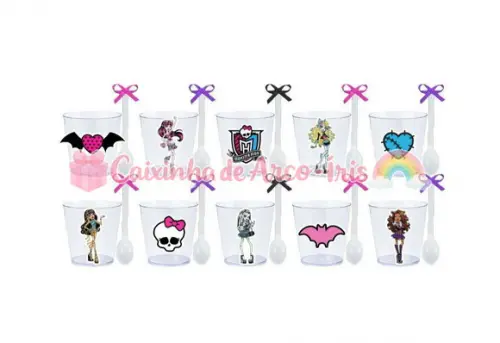 Copinhos com Colherzinhas: Monster High