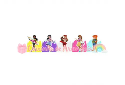 100 Forminhas / Toppers: Lego Friends Meninas em Missão