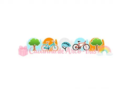 100 Forminhas / Toppers: Bicicleta Bike