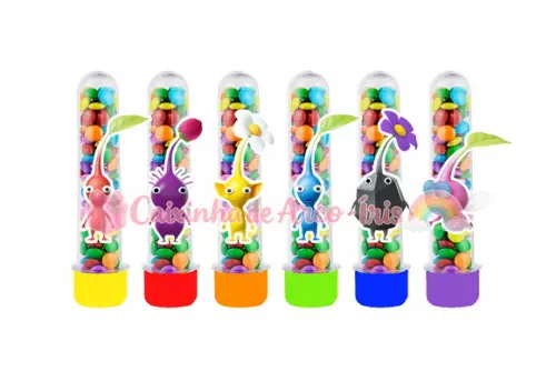 Apliques para Tubetes: Pikmin