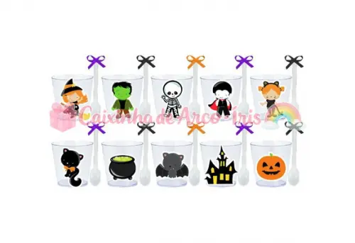 Copinhos com Colherzinhas: Halloween