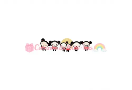 100 Mini Apliques 3,5cm: Pucca