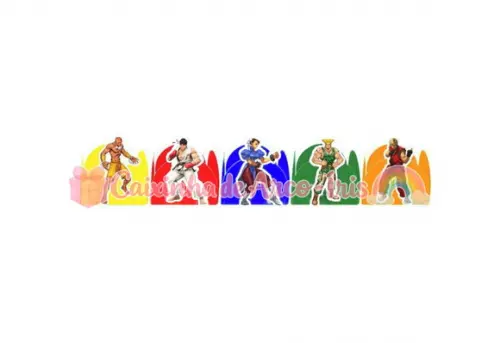 100 Forminhas / Toppers: Street Fighter